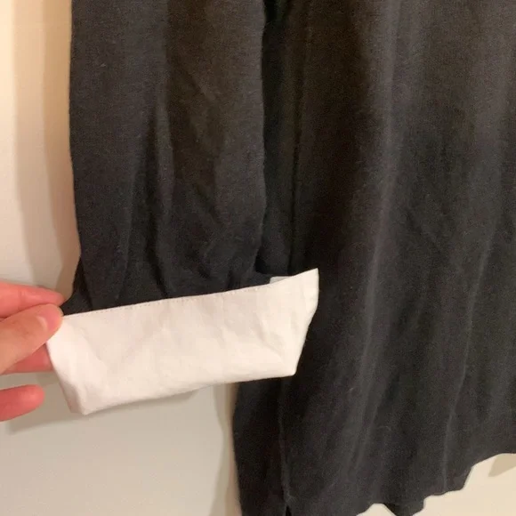 Dana Buchman 3/4 sleeve sweater w/removable collar & sleeve cuffs NWT. Size XL - Picture 2 of 6